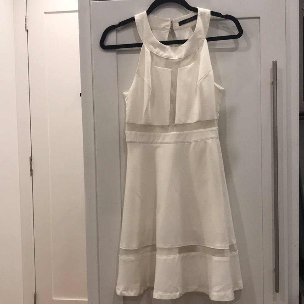 Open back dress